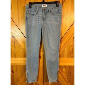PAIGE Verdugo Crop Zip Jeans Size 26 (0330)